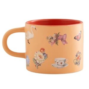 Urban Outfitters Hidden Icon Rose Stoneware Mug